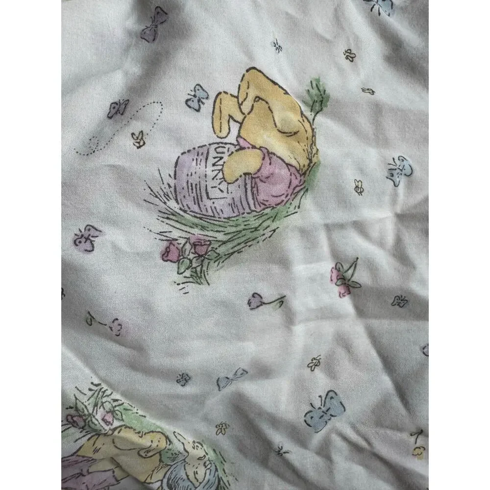 1990s Winnie the Pooh Nursery Bedding Set - 7 pieces